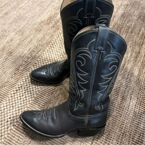 Justin Classic Grey Western Boots Style # 30821 Size 10.5D